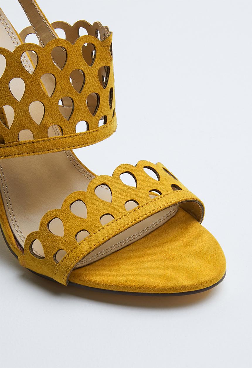 Miss Black - Kenya heel - yellow