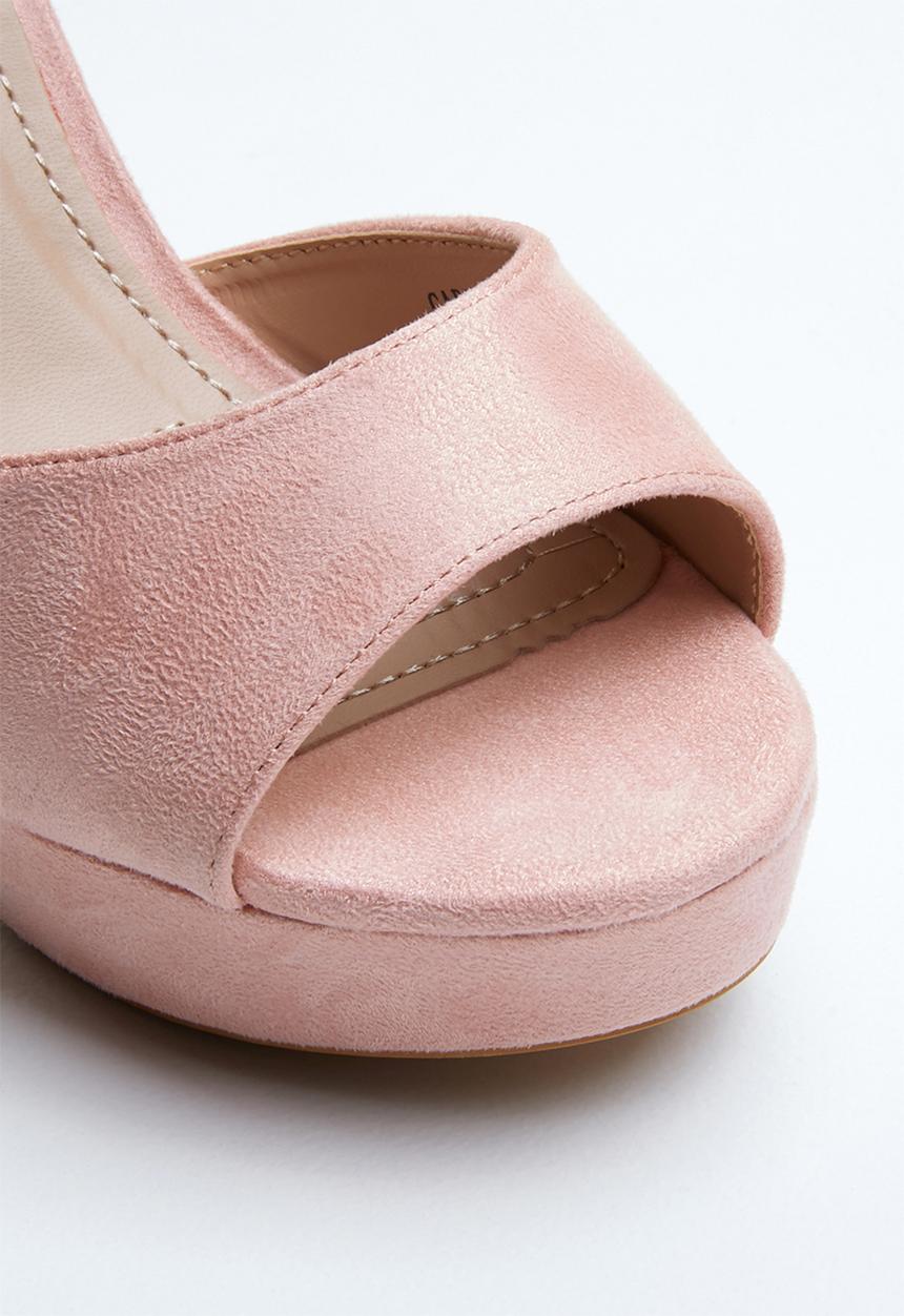 Miss Black - Carys heel - mid pink