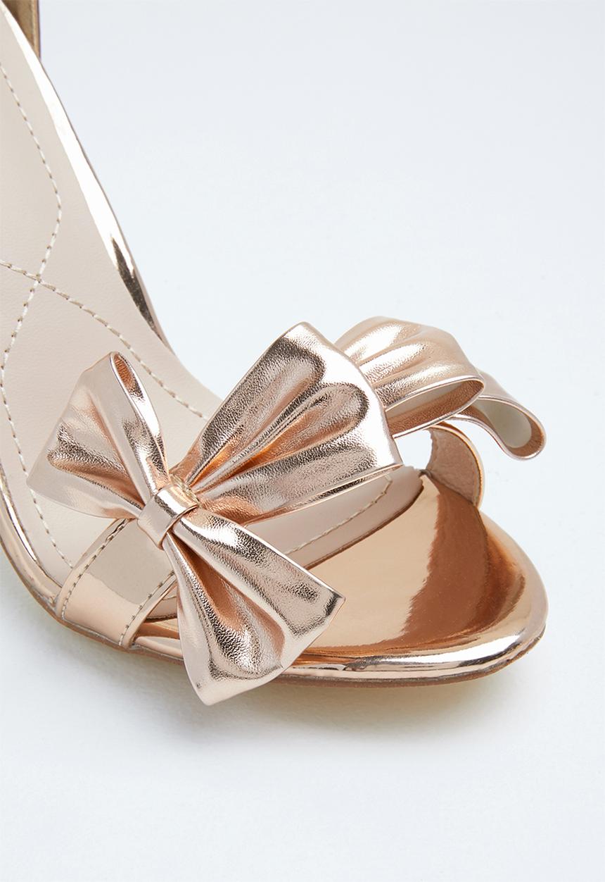 Miss Black - Olga heel - rose gold