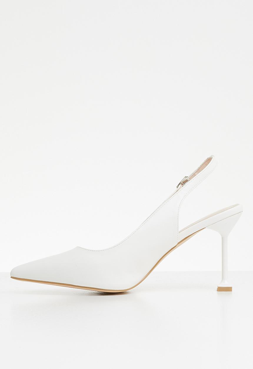 Miss Black - Elba heel - white