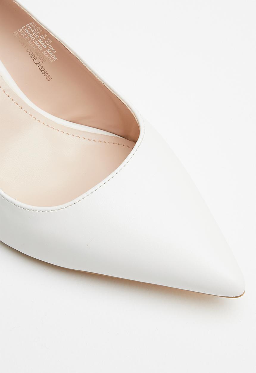 Miss Black - Elba heel - white