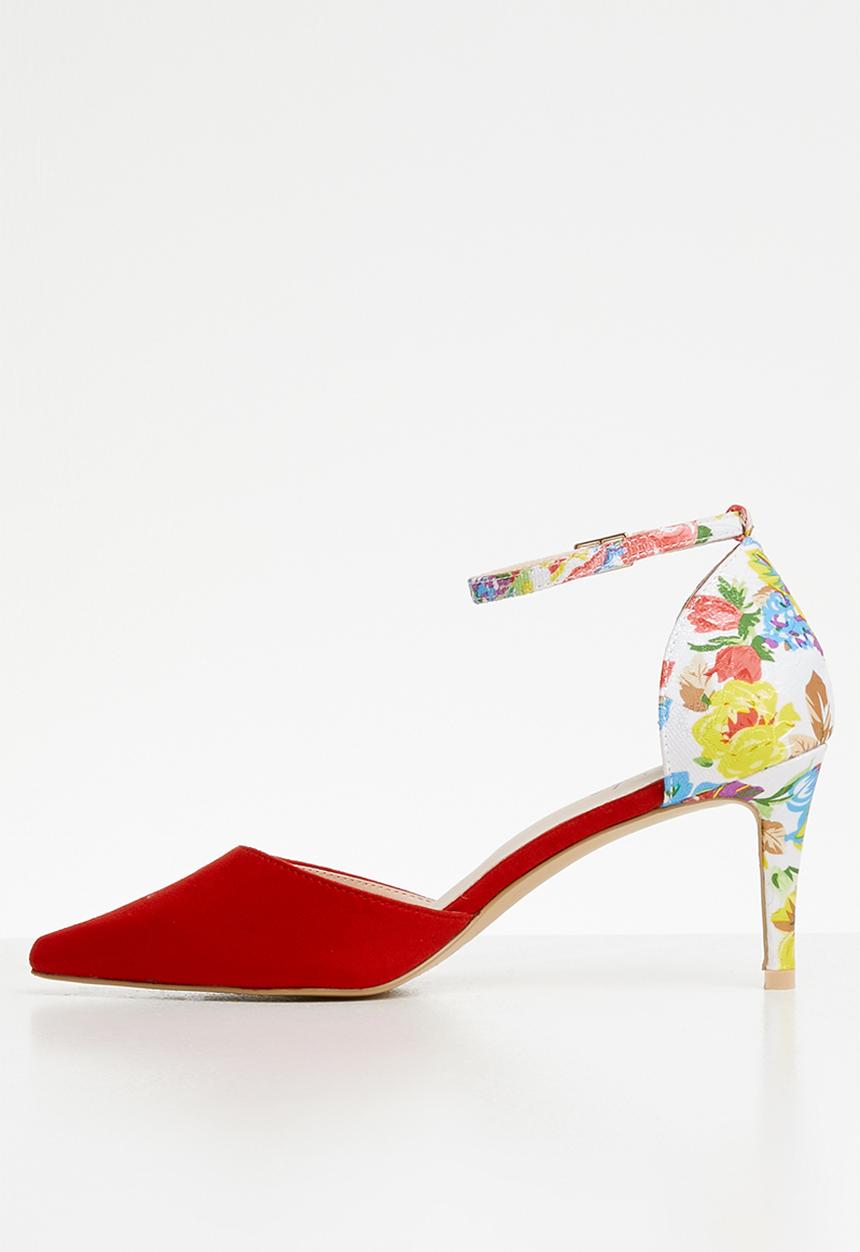 Miss Black - Jolie heel - red