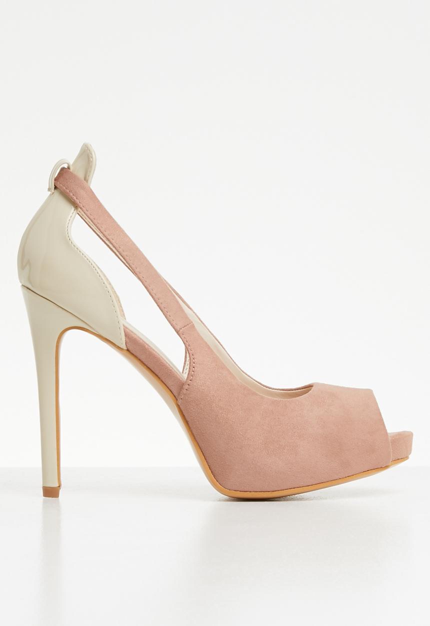 Miss Black - Keisha heel - mid pink