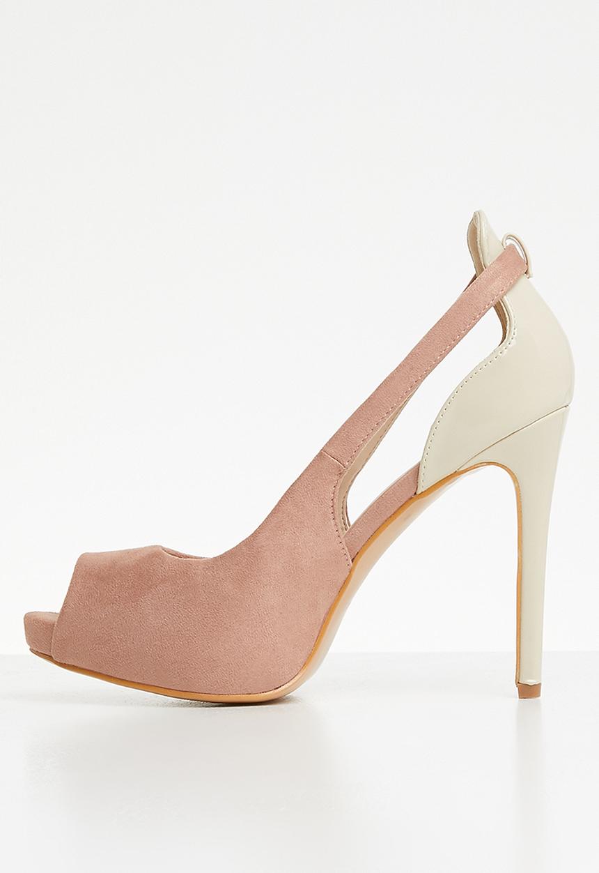 Miss Black - Keisha heel - mid pink