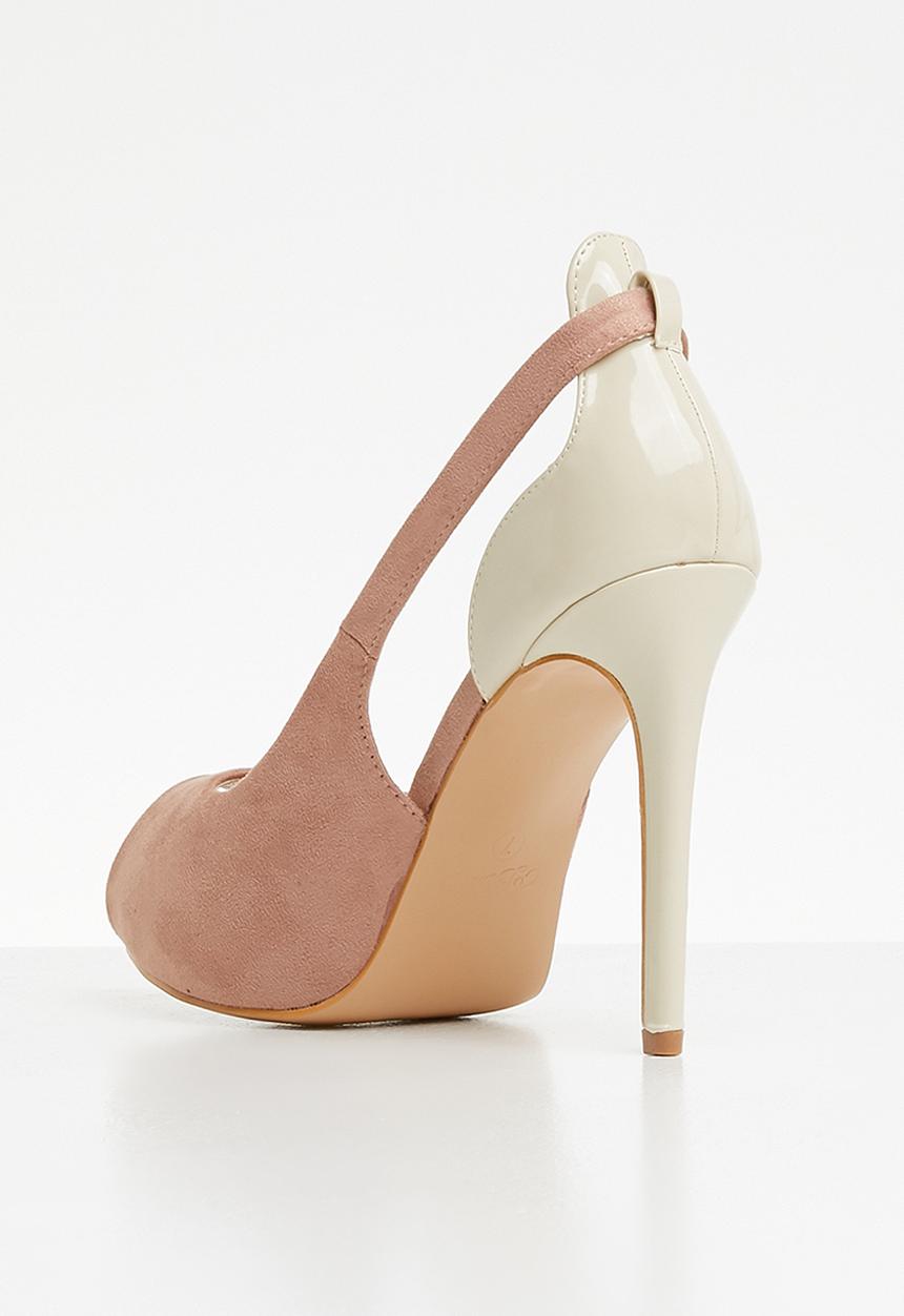 Miss Black - Keisha heel - mid pink
