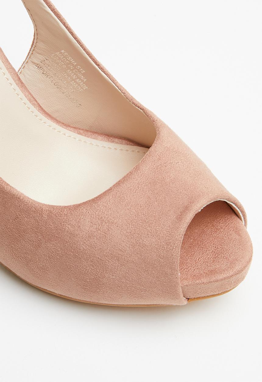 Miss Black - Keisha heel - mid pink