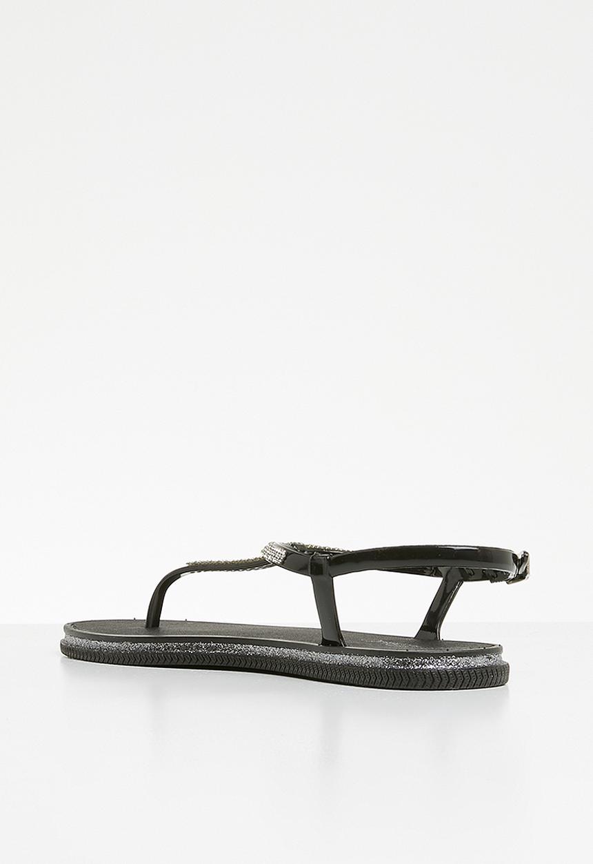 Miss Black - Peria sandal - black