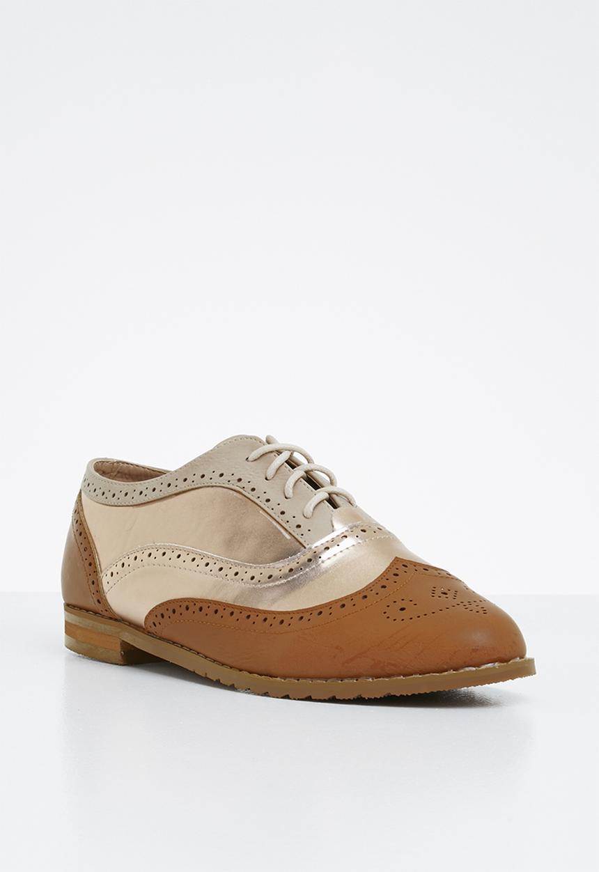 Jada - Lace-up brogue - brown/neutral