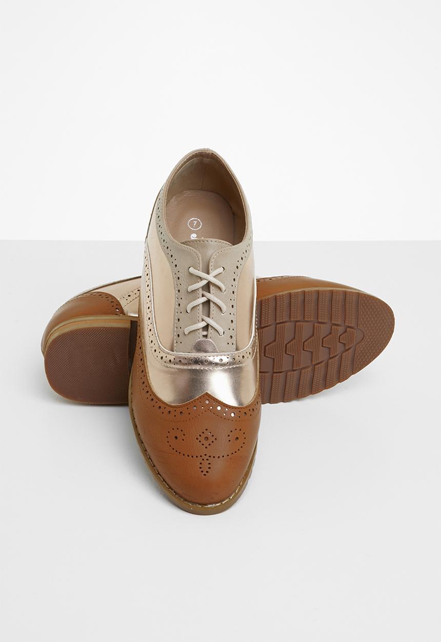 Jada - Lace-up brogue - brown/neutral