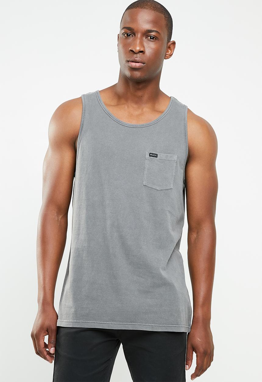 RVCA - Pigment dye tank top - grey