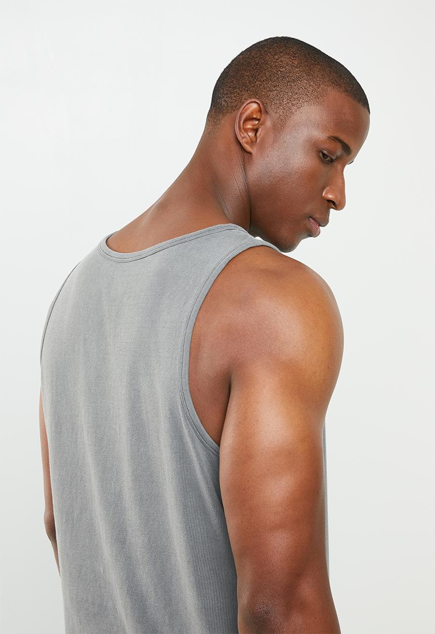 RVCA - Pigment dye tank top - grey