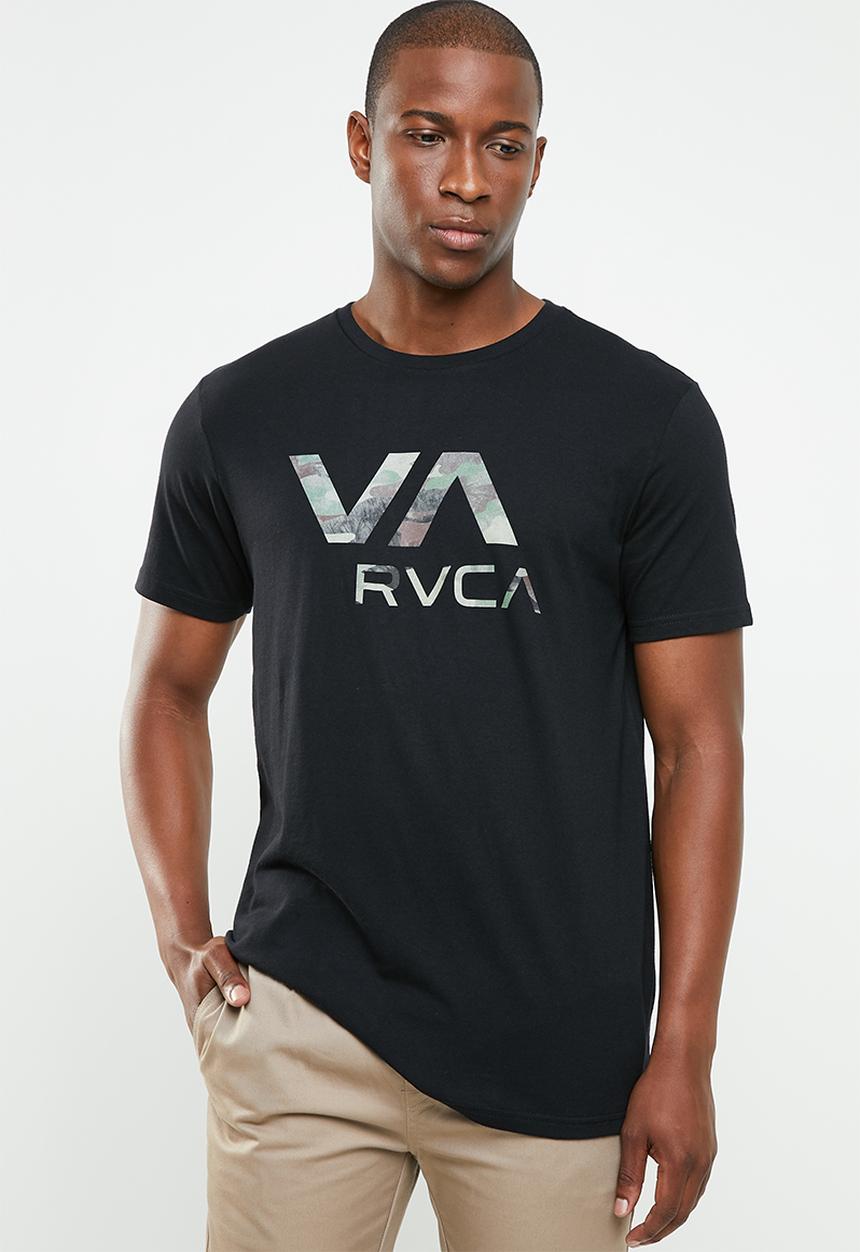 RVCA - Fill regular fit short sleeve tee - black