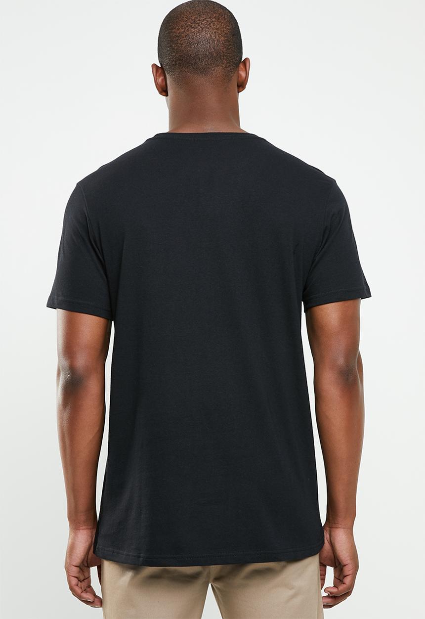 RVCA - Fill regular fit short sleeve tee - black