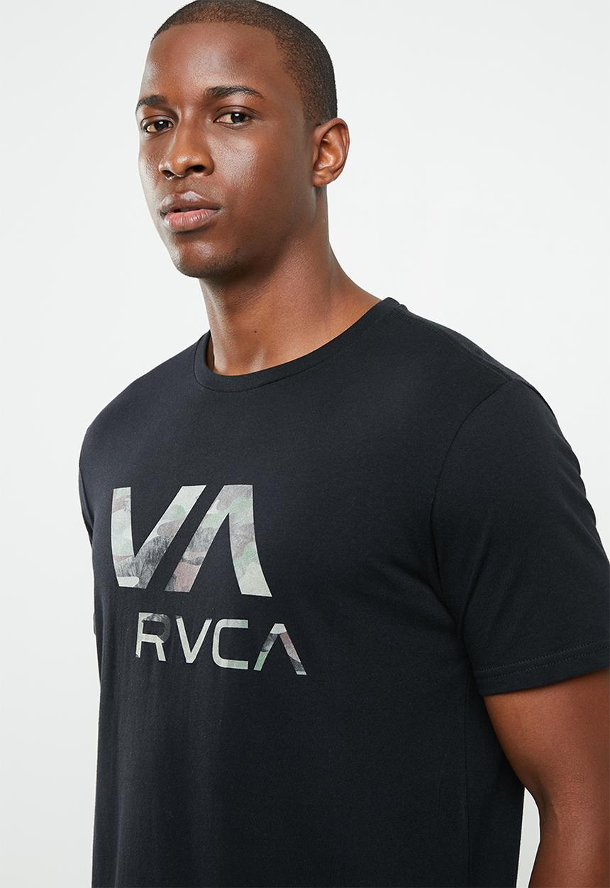 RVCA - Fill regular fit short sleeve tee - black