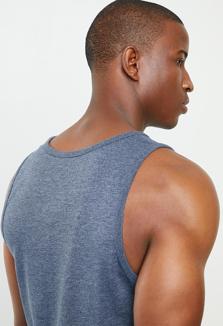 RVCA - Big tank top - blue