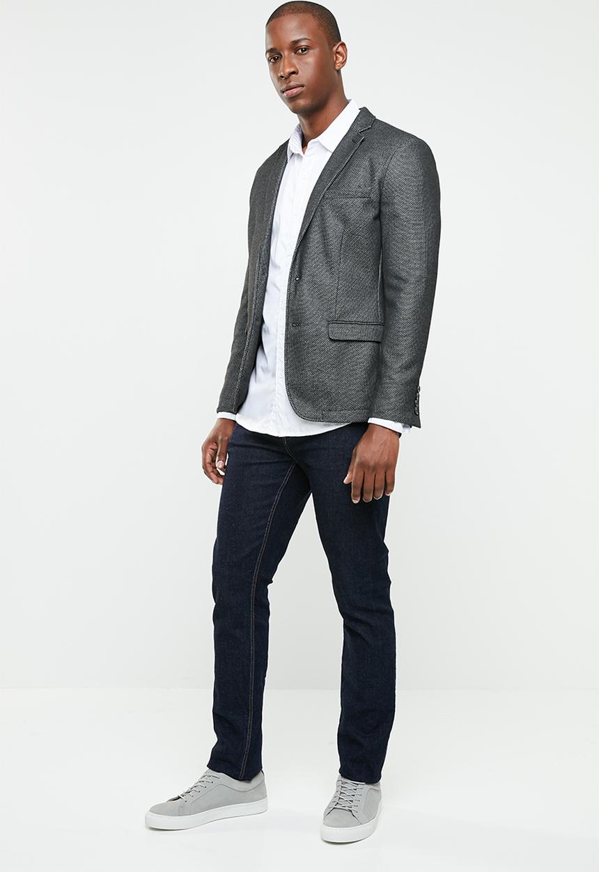 STYLE REPUBLIC - Essential slim fit long sleeve shirt - white