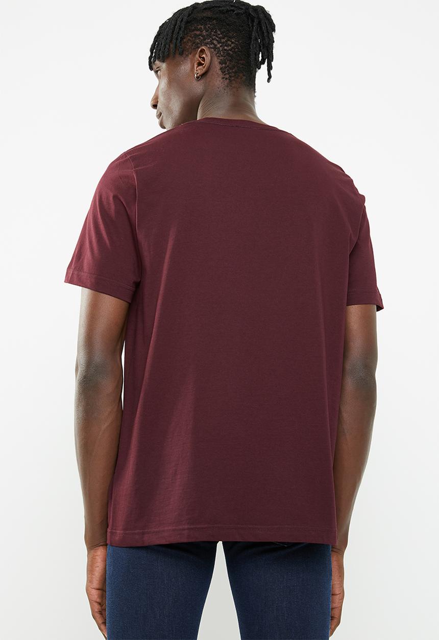 Diesel  - Just division short sleeve tee - maroon