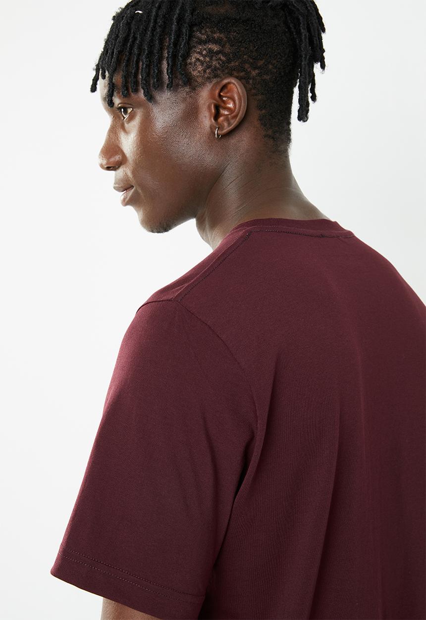 Diesel  - Just division short sleeve tee - maroon