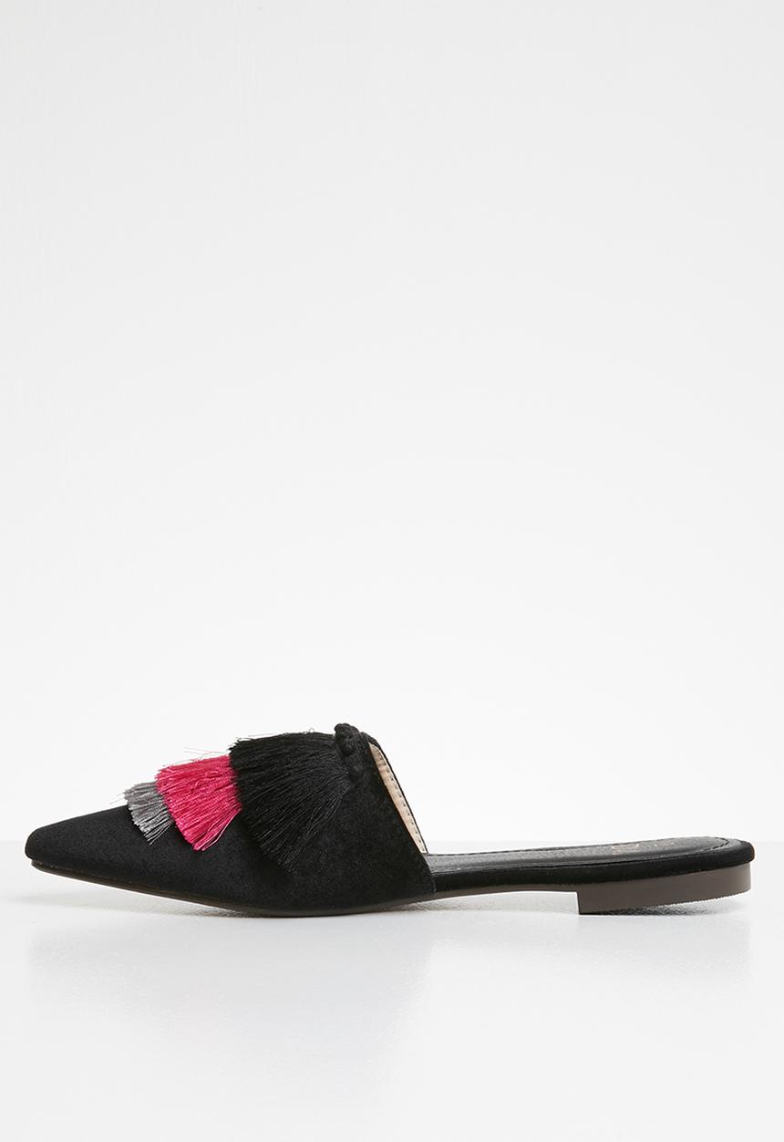 Dolce Vita - Tassel detail mules - black