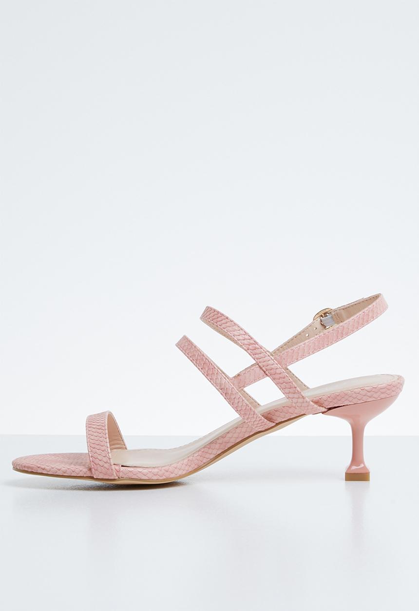 Miss Black - Della heel - pink