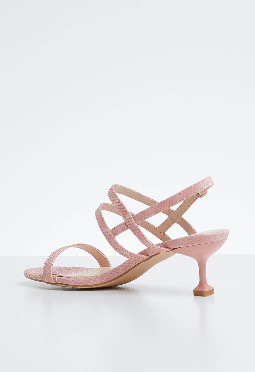 Miss Black - Della heel - pink