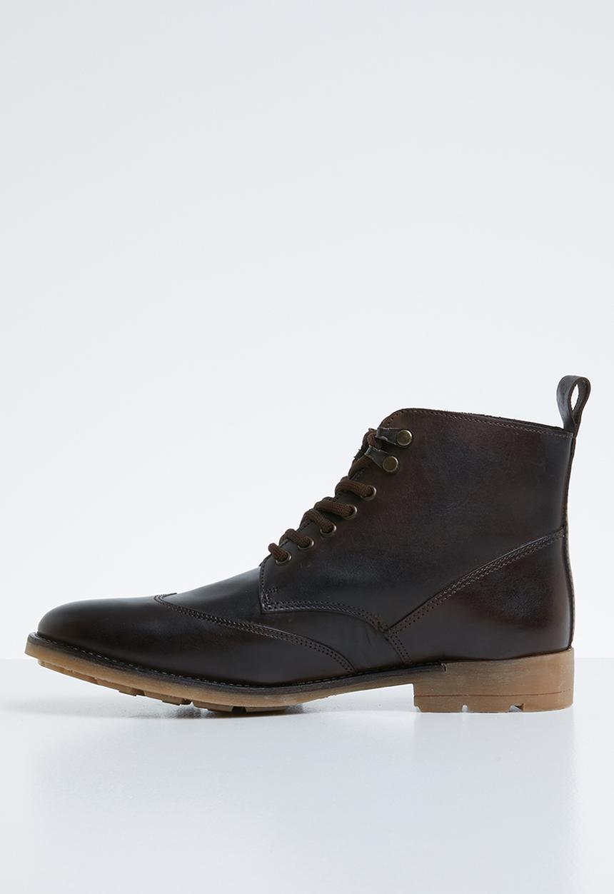 Superbalist - Ski hook leather boot - brown