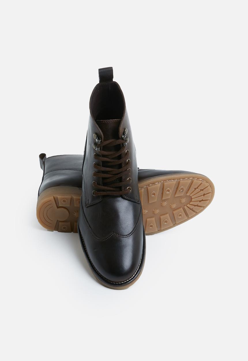 Superbalist - Ski hook leather boot - brown