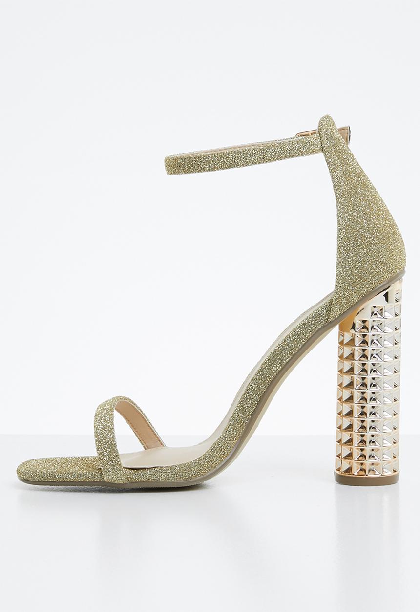 Miss Black - Adeline heel - gold
