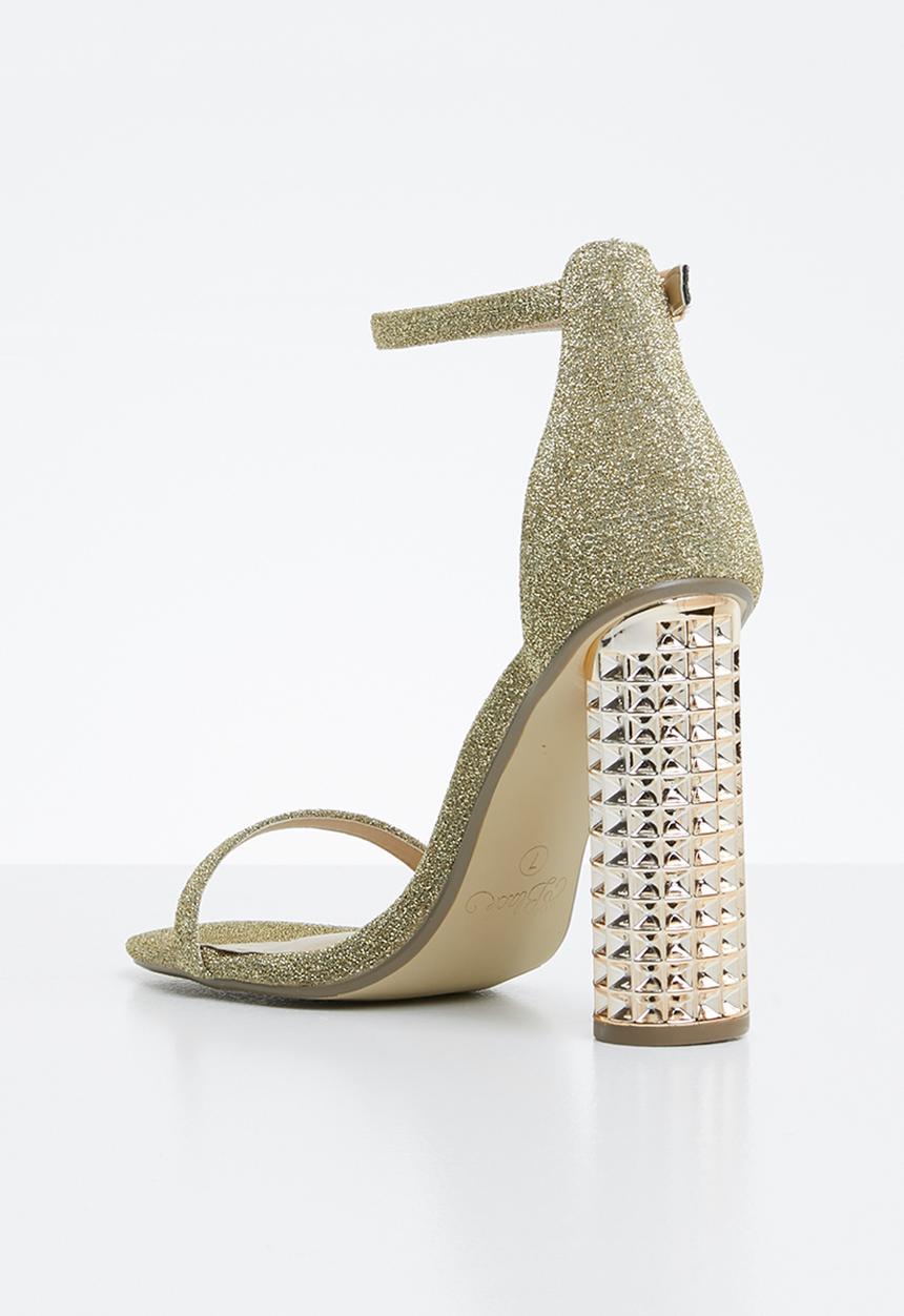 Miss Black - Adeline heel - gold