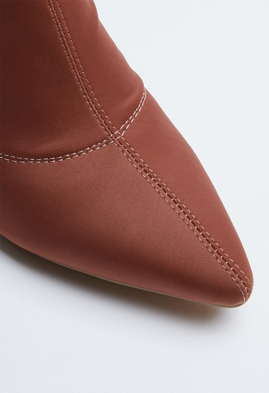 Public Desire - Midi sock boot - brown