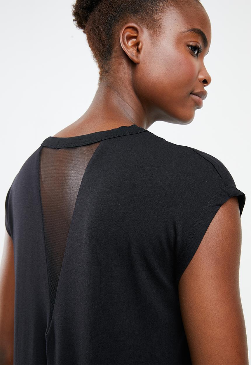 Superbalist - Dropped shoulder vest - black