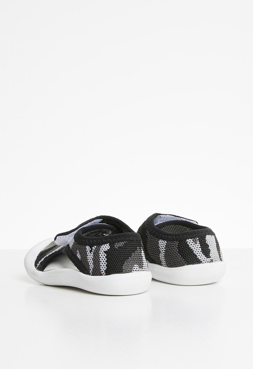 Pop Candy - Camo sandal - grey & black