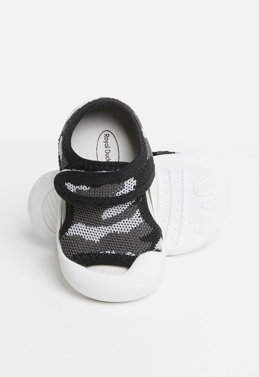Pop Candy - Camo sandal - grey & black