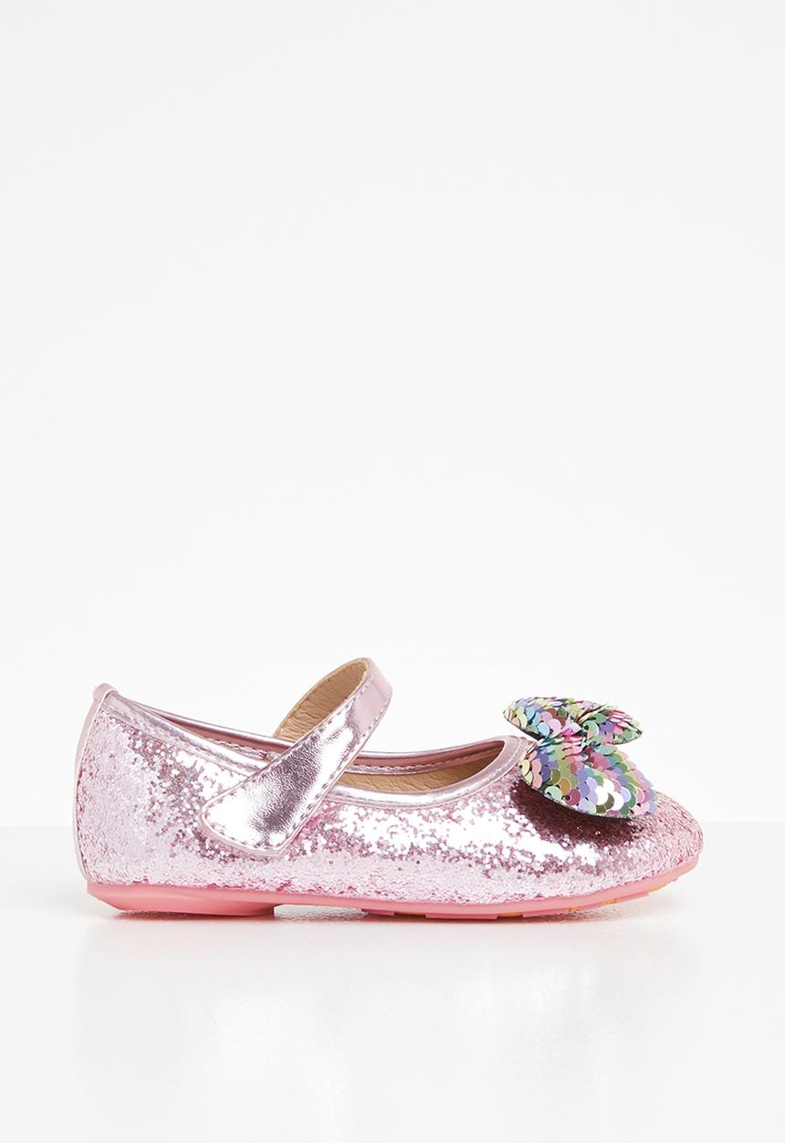 Pop Candy - Bow glitter pump - pink