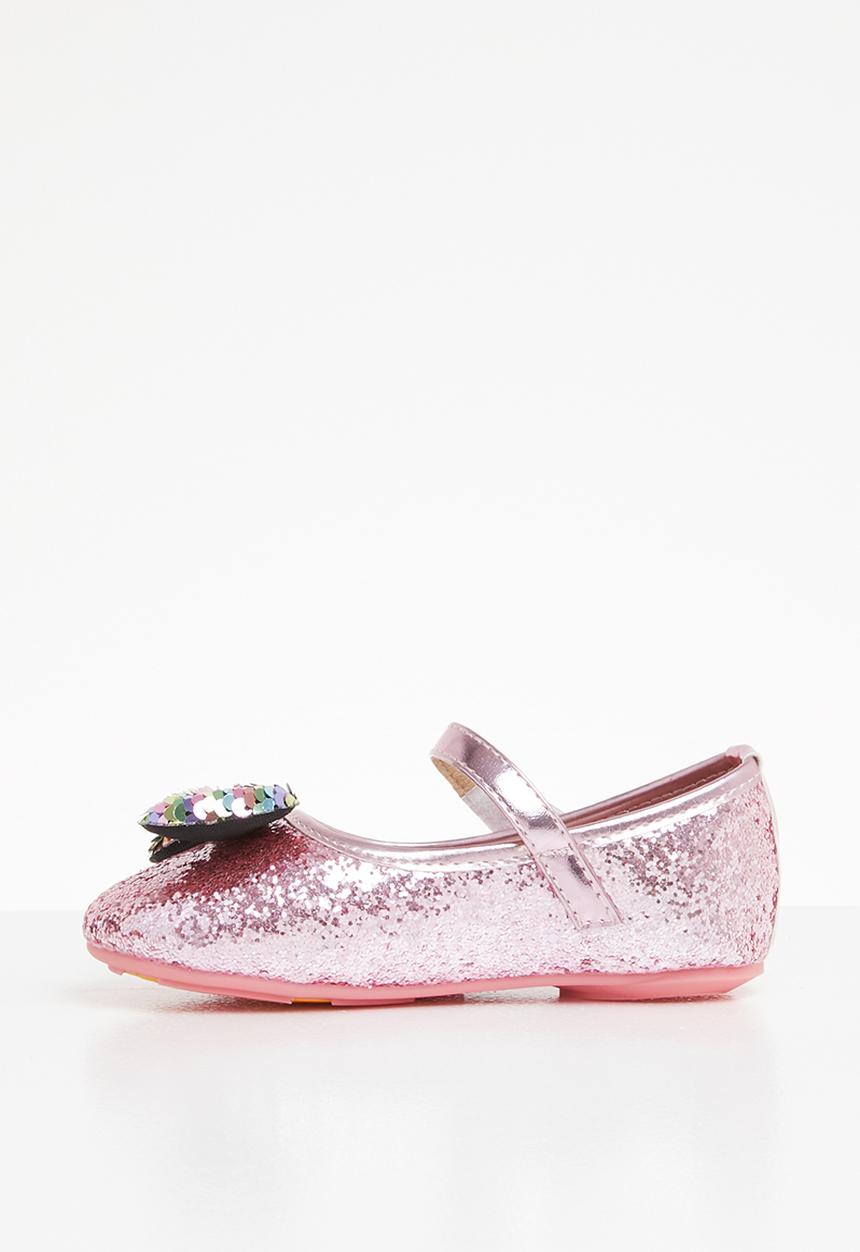 Pop Candy - Bow glitter pump - pink