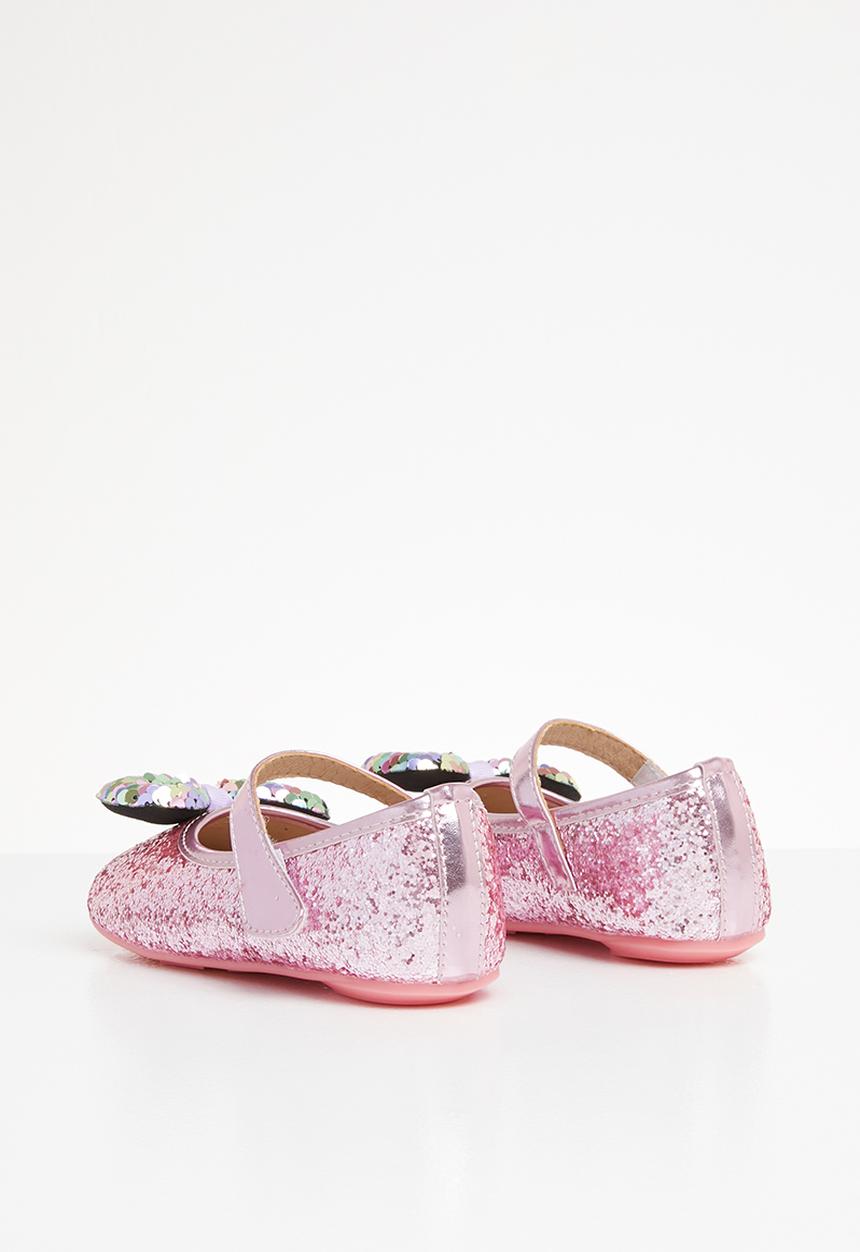 Pop Candy - Bow glitter pump - pink