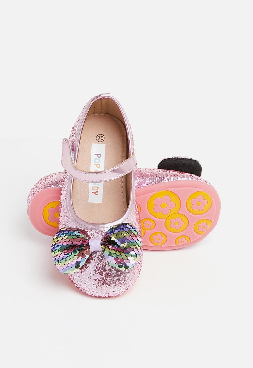 Pop Candy - Bow glitter pump - pink