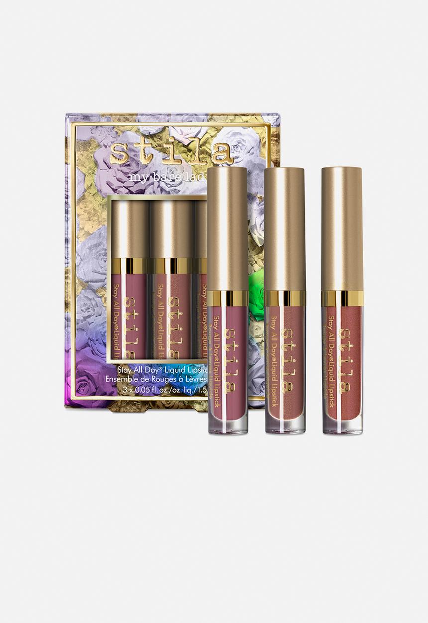 Stila - My bare lady stay all day liquid lipstick set