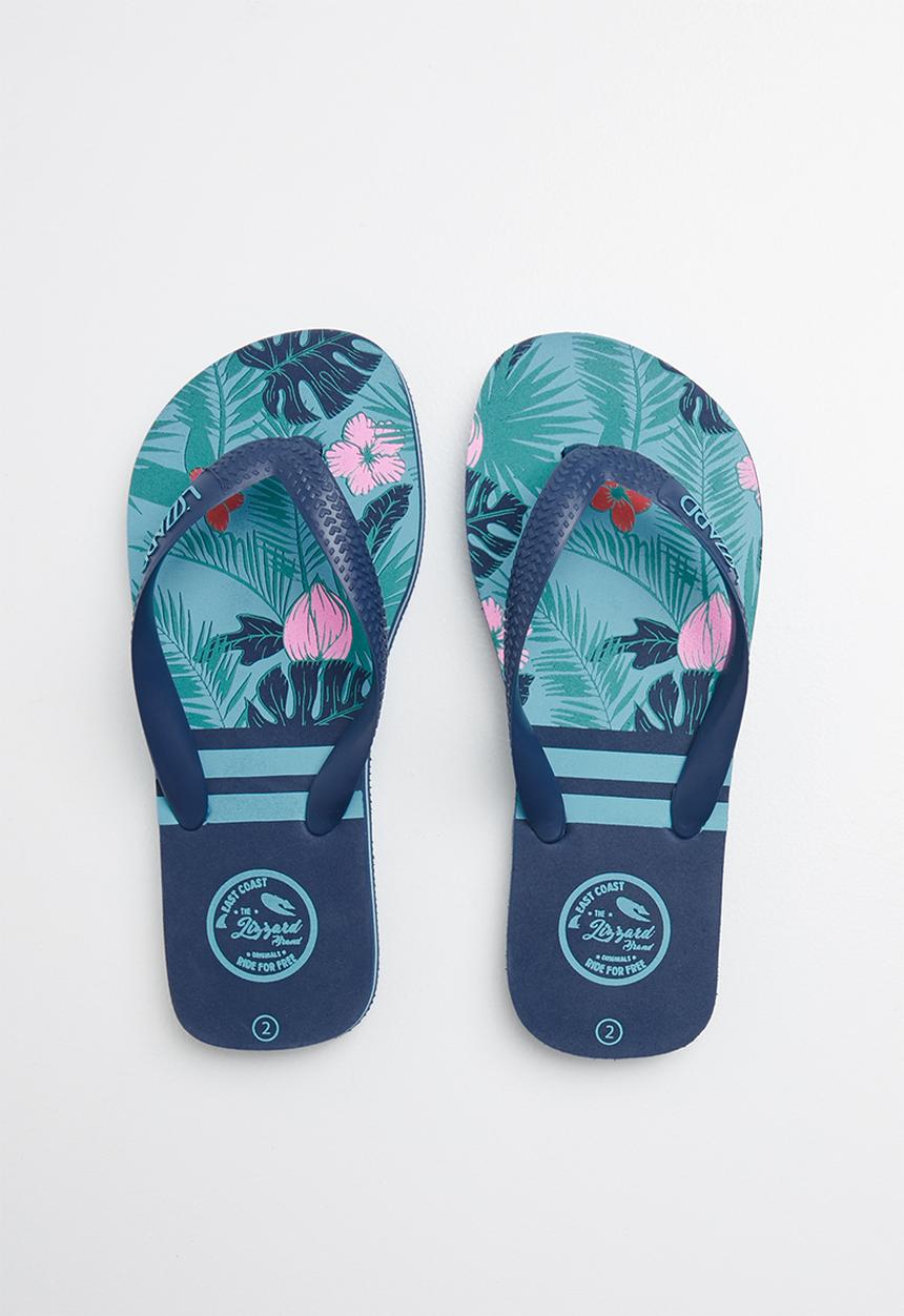 Lizzard - Cayenne flip- flop - blue 