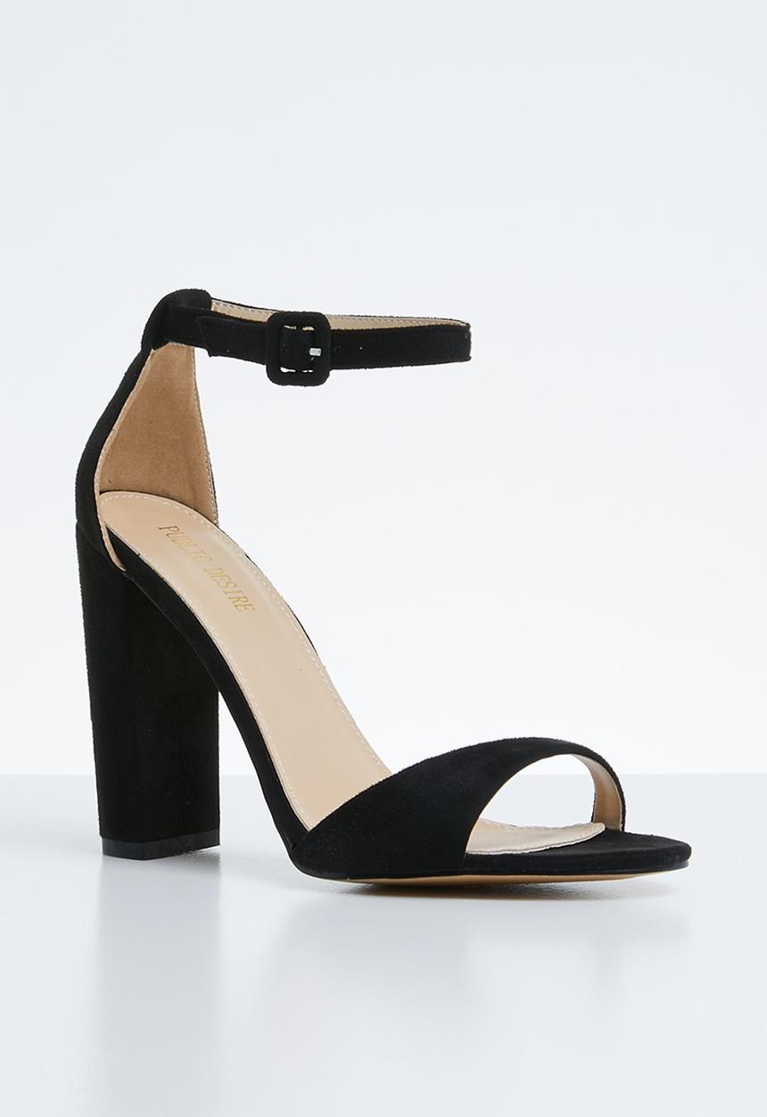 Public Desire - Rolo heel - black