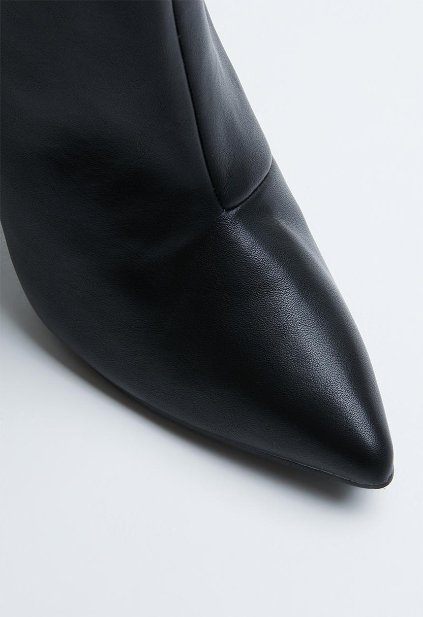 Public Desire - Adorn slouched heeled ankle boot - black 