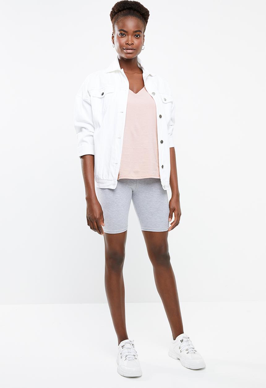 Superbalist - Boyfriend tee 2 pack  - pink / white