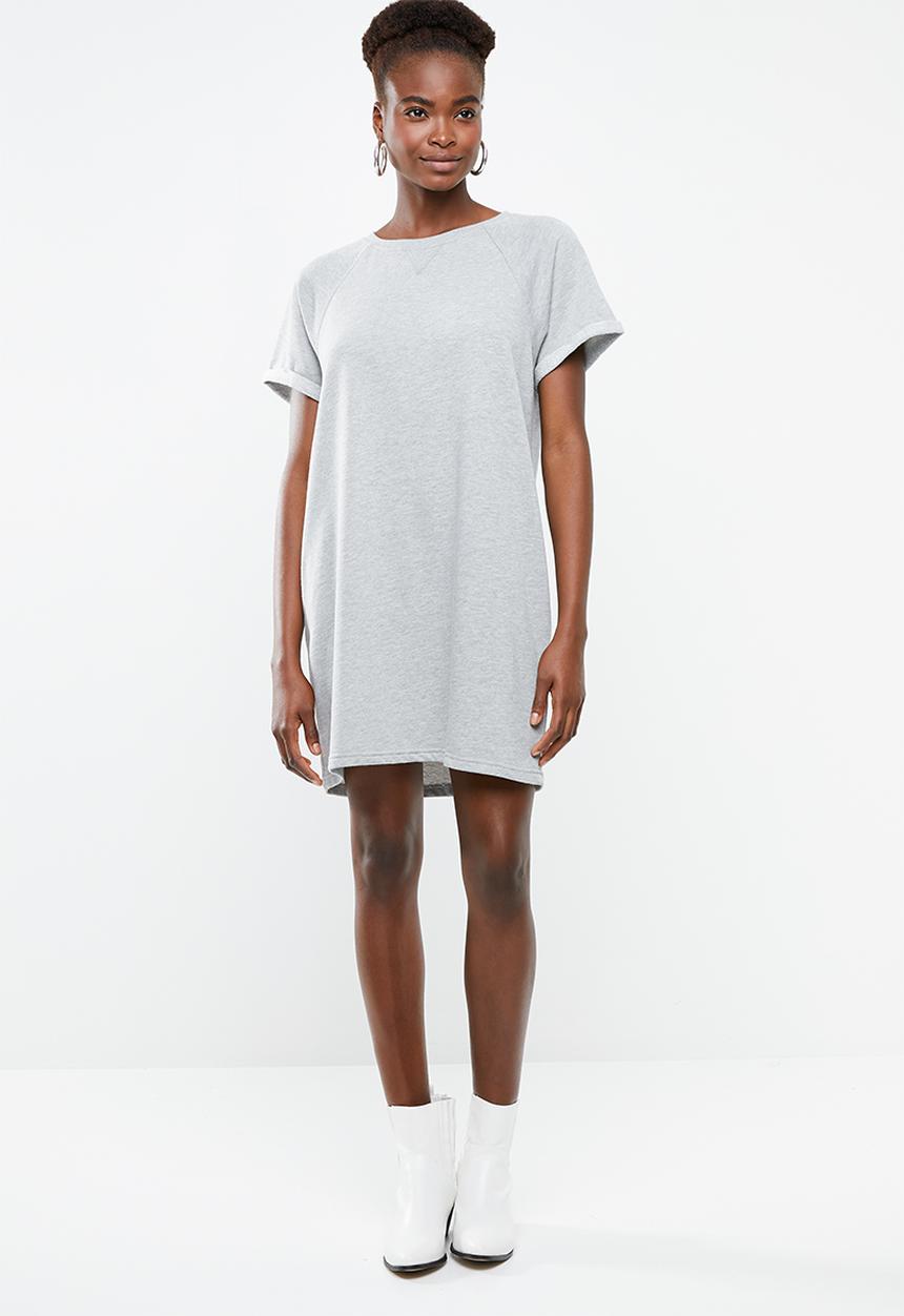 Vero Moda - Blaire short sleeve dress - grey