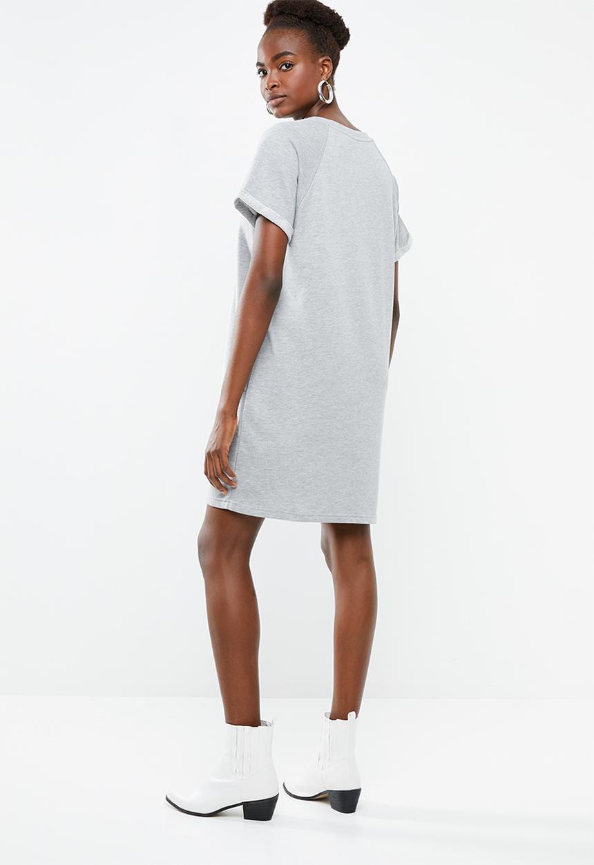 Vero Moda - Blaire short sleeve dress - grey