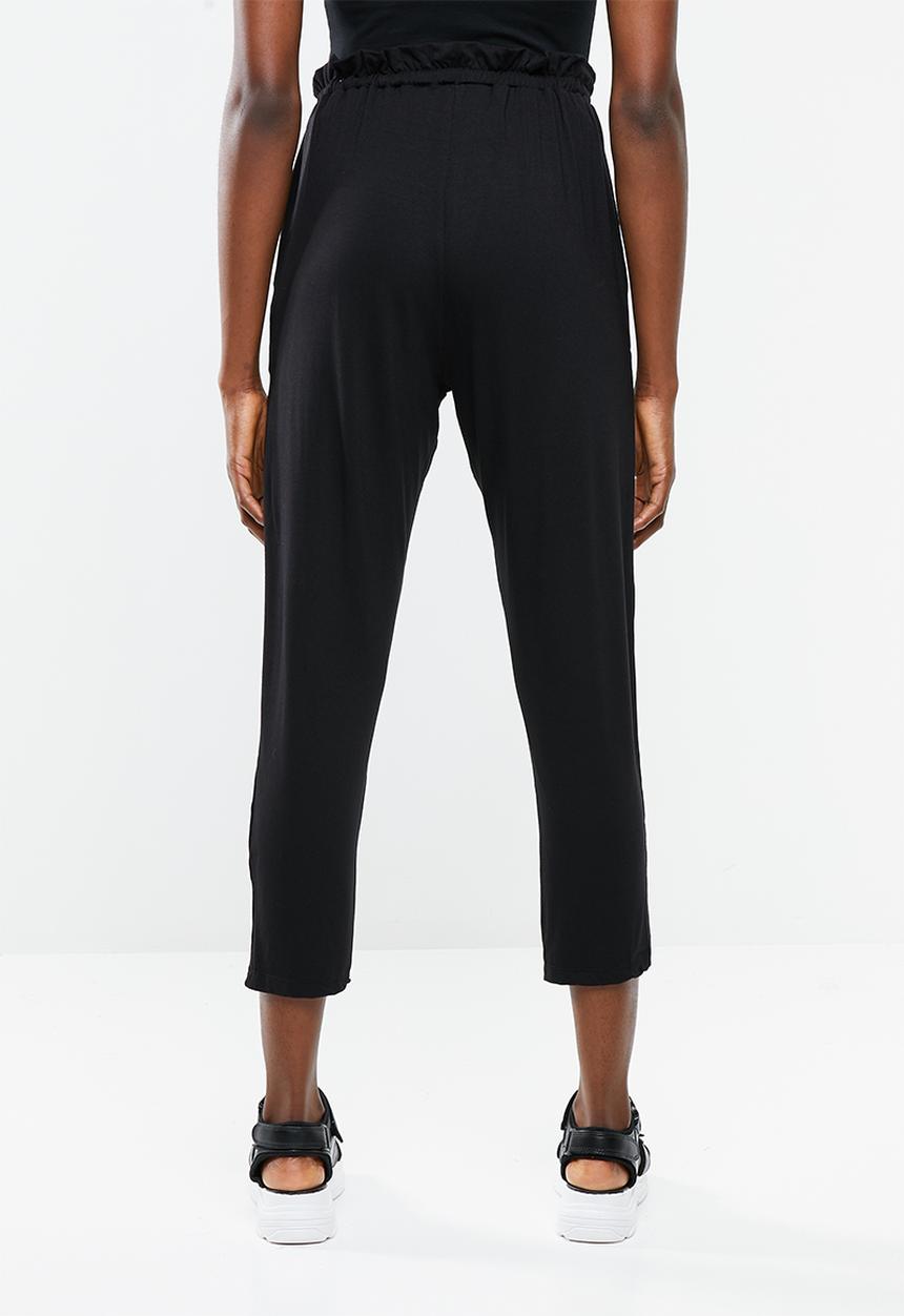 Superbalist - Paperbag joggers - black