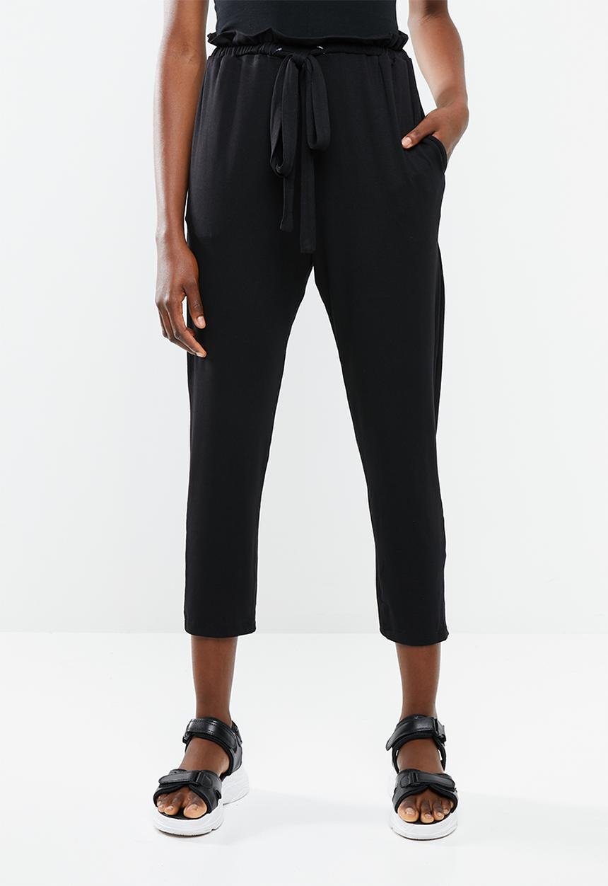 Superbalist - Paperbag joggers - black