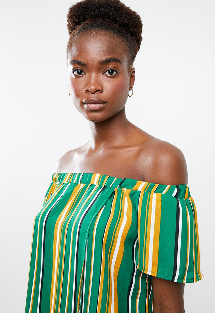 Superbalist - Off the shoulder wrap front top - multi 