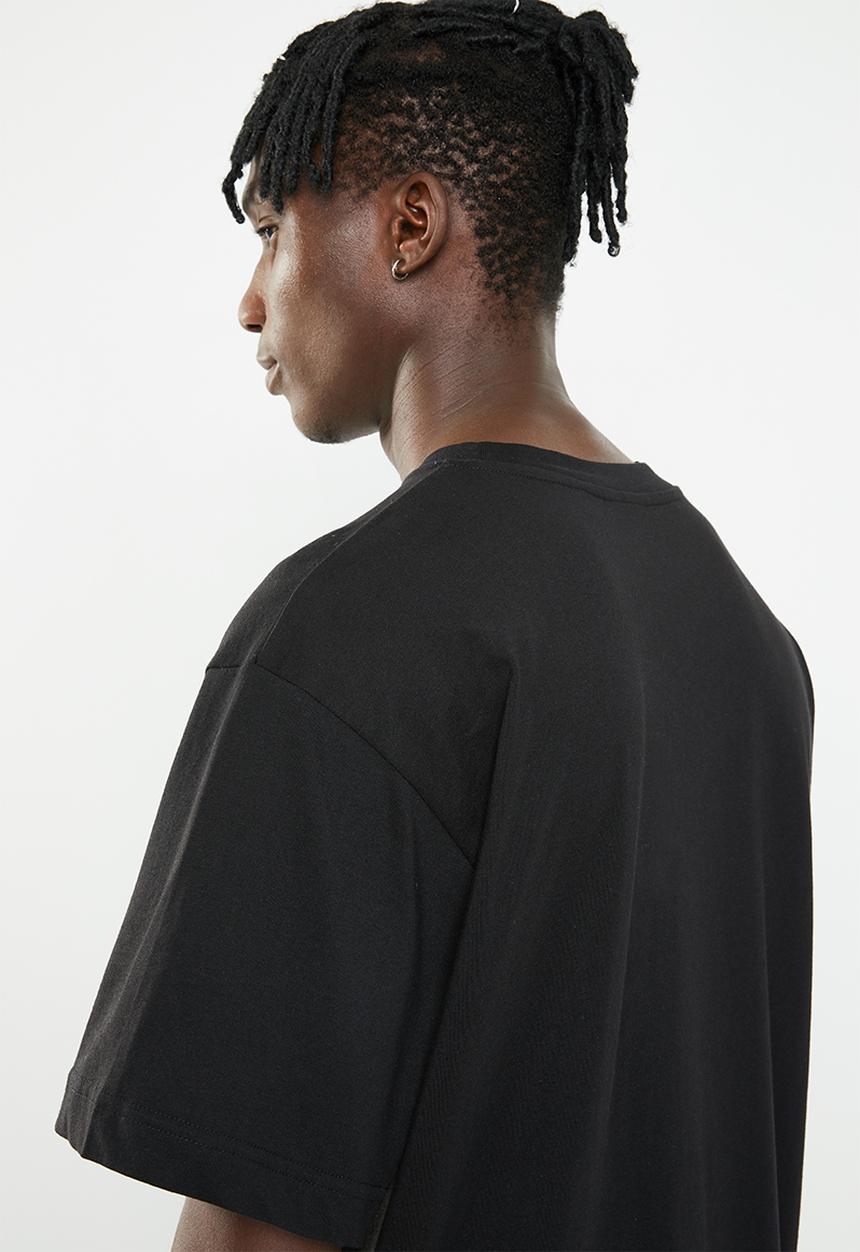 Cheap Monday - Uni speech logo tee - black
