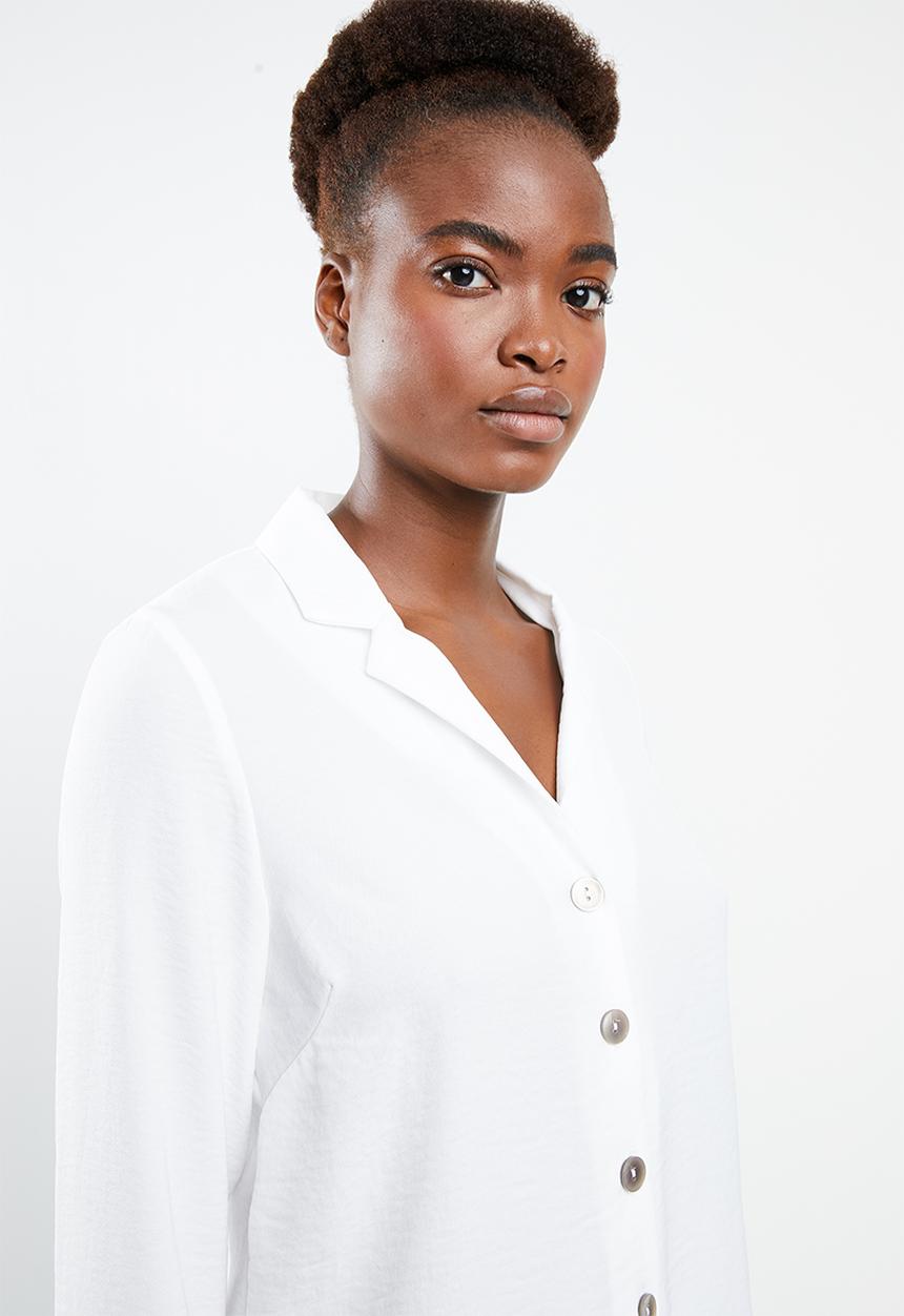 New Look - Peggy woven shirt - white
