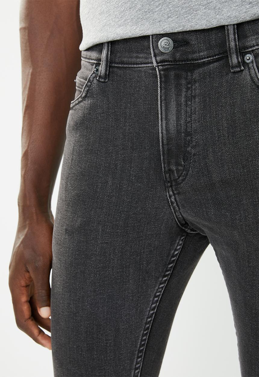 Cheap Monday - Tight fit washed jeans - black